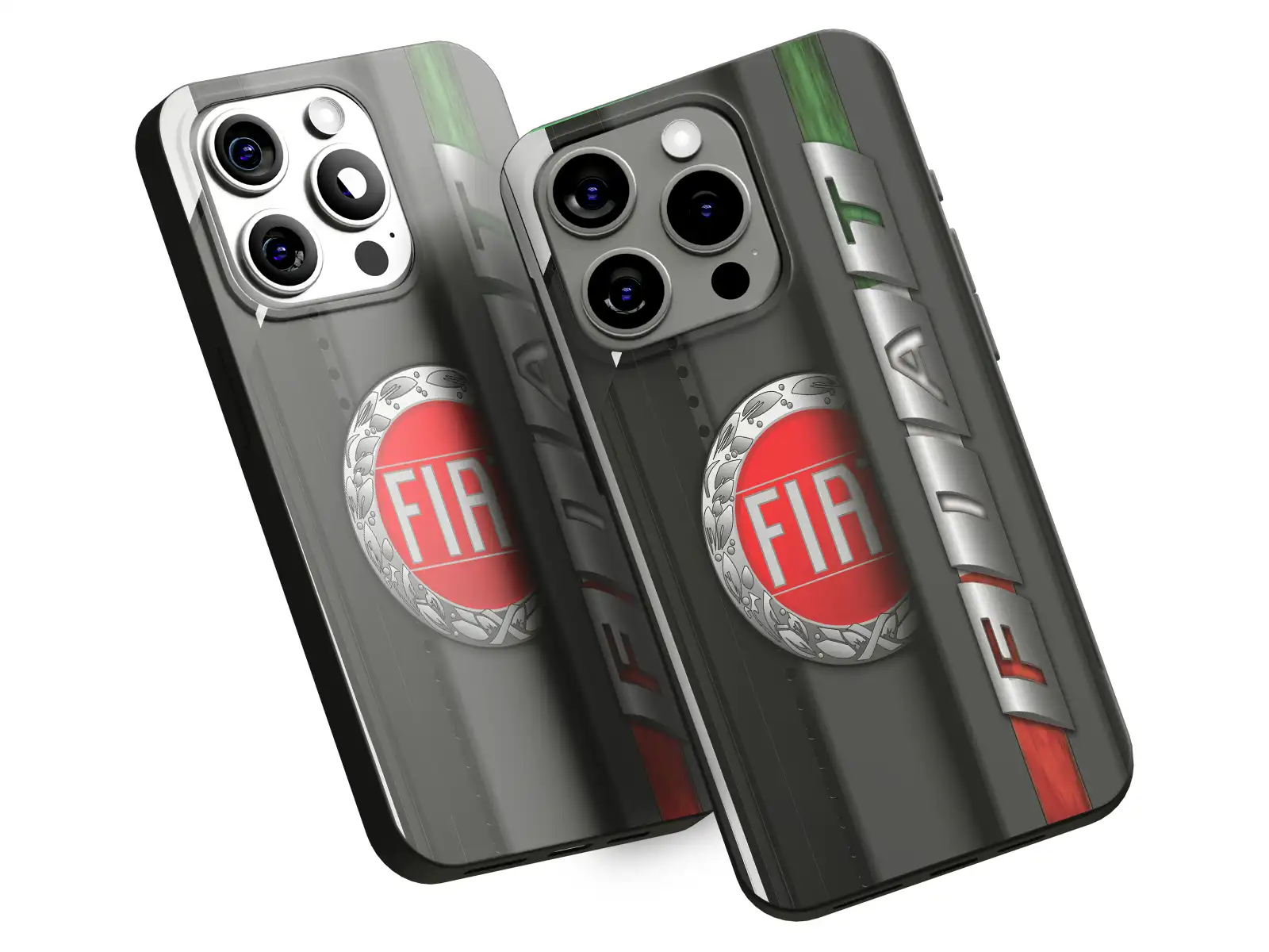 Fiat Étui Téléphone Style Sport Racing